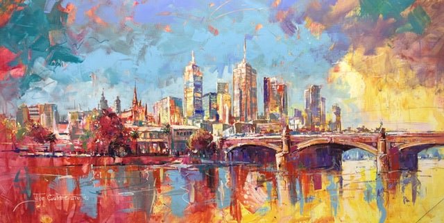 Melbourne 4 - Original Art - Gold Coast Gallery Of ArtJos Coufreur