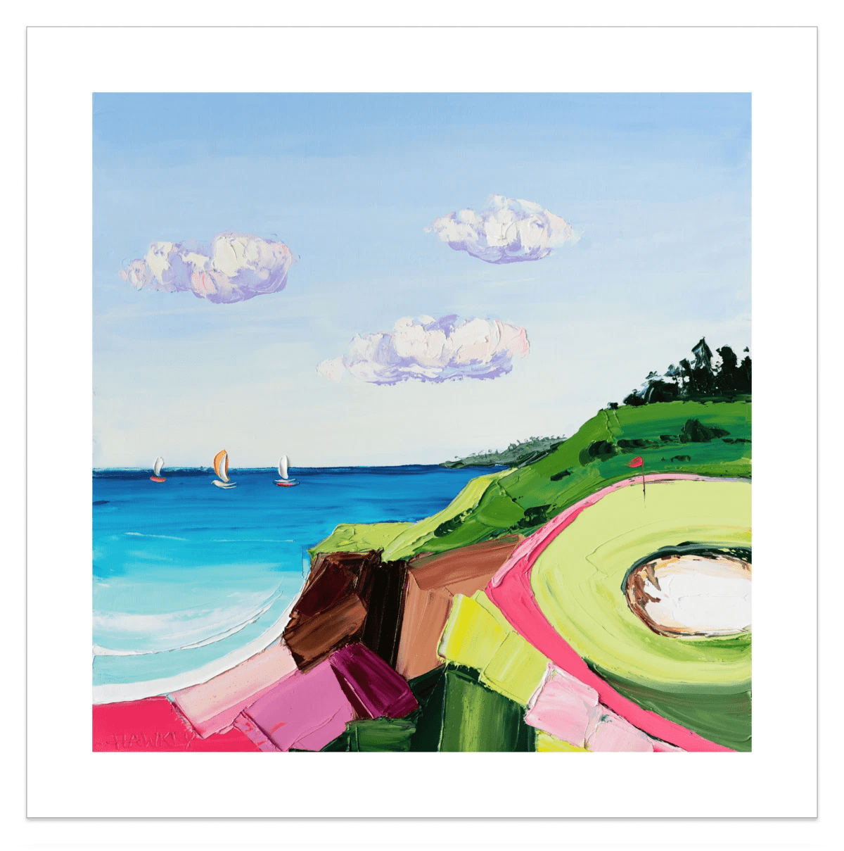 Mid Ocean Club - Fine Art Print - Gold Coast Gallery Of ArtAngela Hawkey