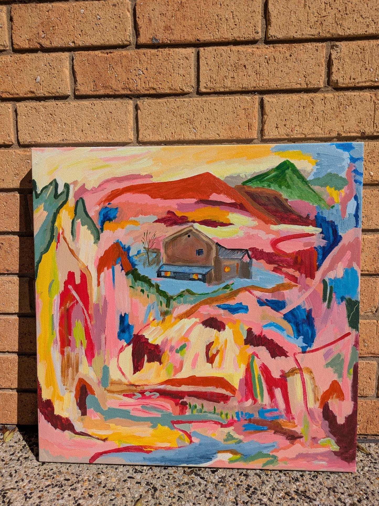 Minding Own Happiness - Original Art - Gold Coast Gallery Of ArtAlpana Rai