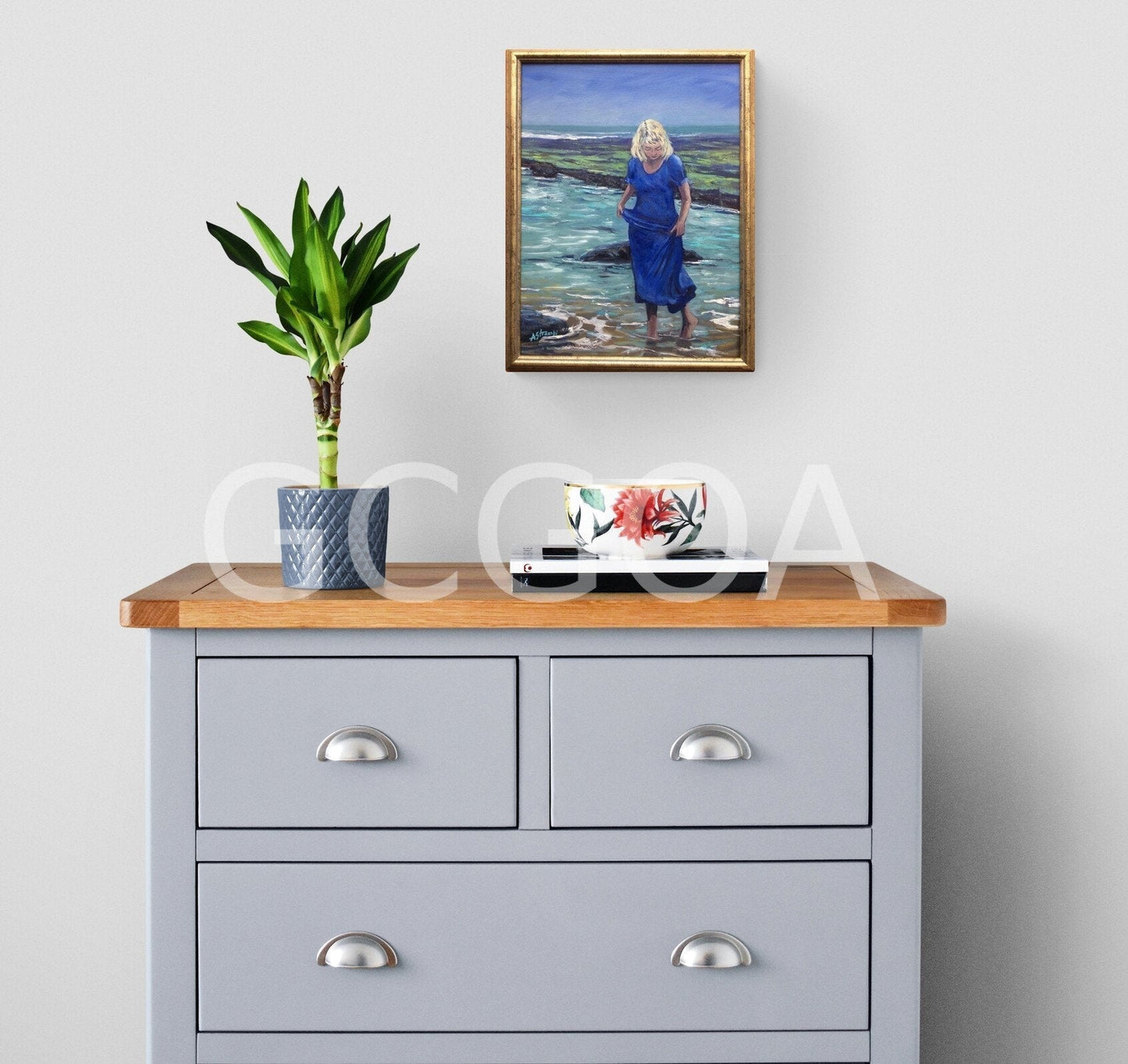 Moody Day at Yamba - Gold Coast Gallery Of ArtAnne Strambi