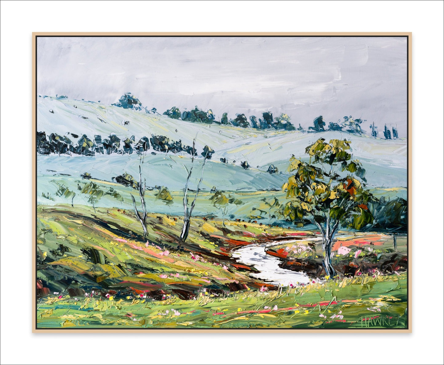 Mountain Stream - Fine Art Print - Gold Coast Gallery Of ArtAngela Hawkey