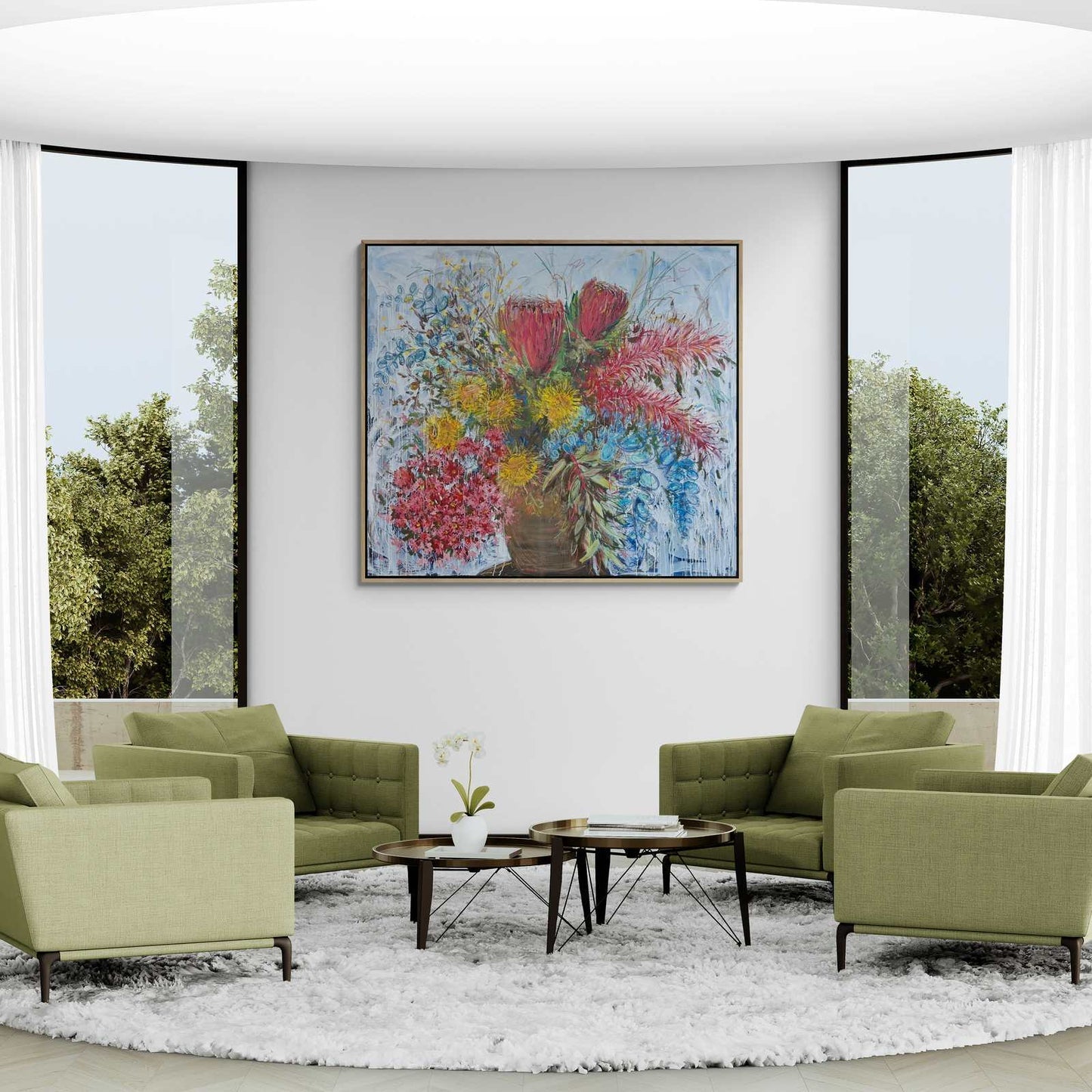 Native Blooms - Original Art - Gold Coast Gallery Of ArtBelinda Nadwie