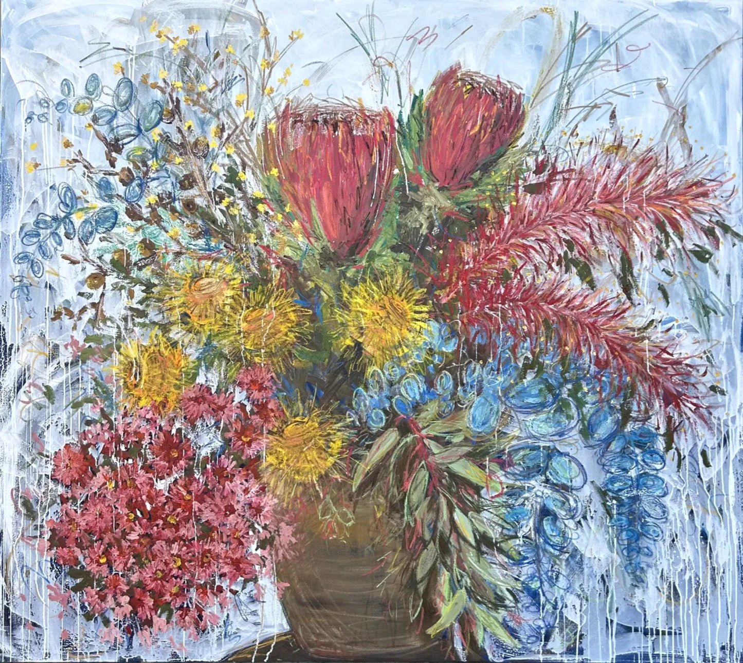 Native Blooms - Original Art - Gold Coast Gallery Of ArtBelinda Nadwie