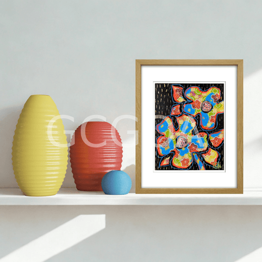 Neon Blooms 1 - Gold Coast Gallery Of ArtKat Handley
