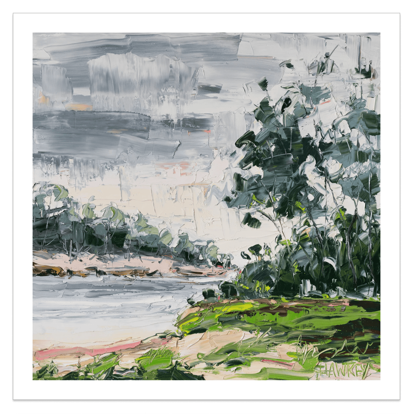 Ocean Rain - Fine Art Print - Gold Coast Gallery Of ArtAngela Hawkey