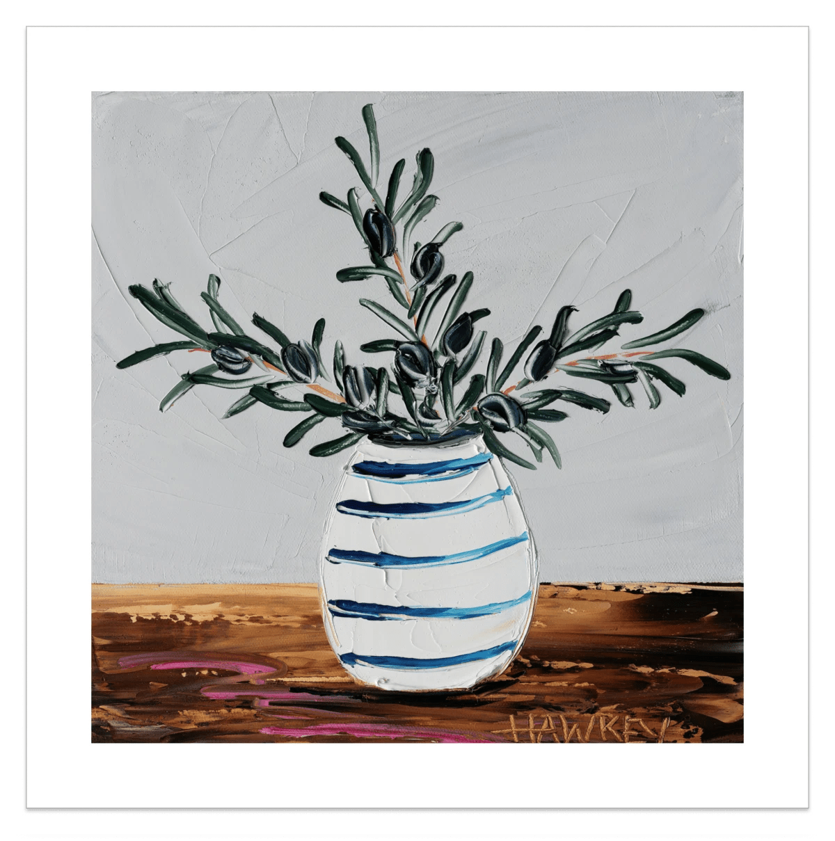 Olive Branches 15 - Fine Art Print - Gold Coast Gallery Of ArtAngela Hawkey