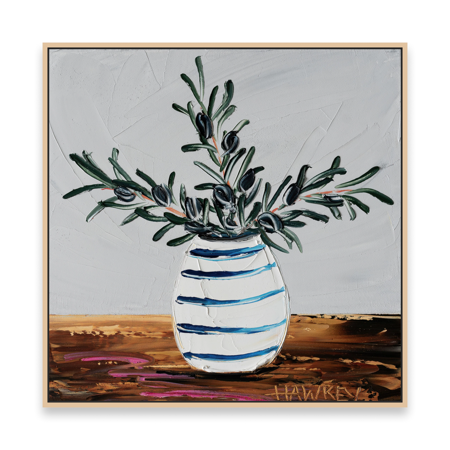 Olive Branches 15 - Fine Art Print - Gold Coast Gallery Of ArtAngela Hawkey