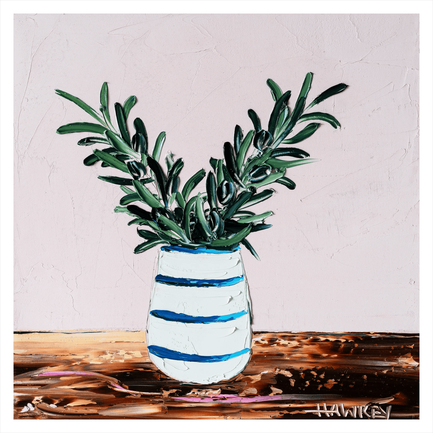 Olive Branches 17 - Fine Art Print - Gold Coast Gallery Of ArtAngela Hawkey