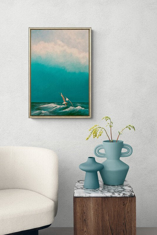 On The Wings Of The Albatross - Original Art - Gold Coast Gallery Of ArtLucinda Leveille