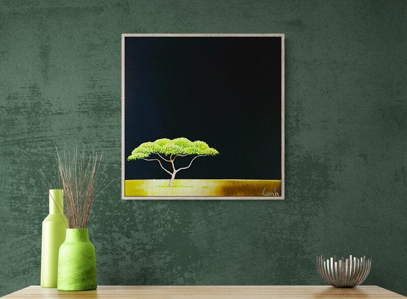 One Bright Tree on the Vast Savanna - Gold Coast Gallery Of ArtLucinda Leveille
