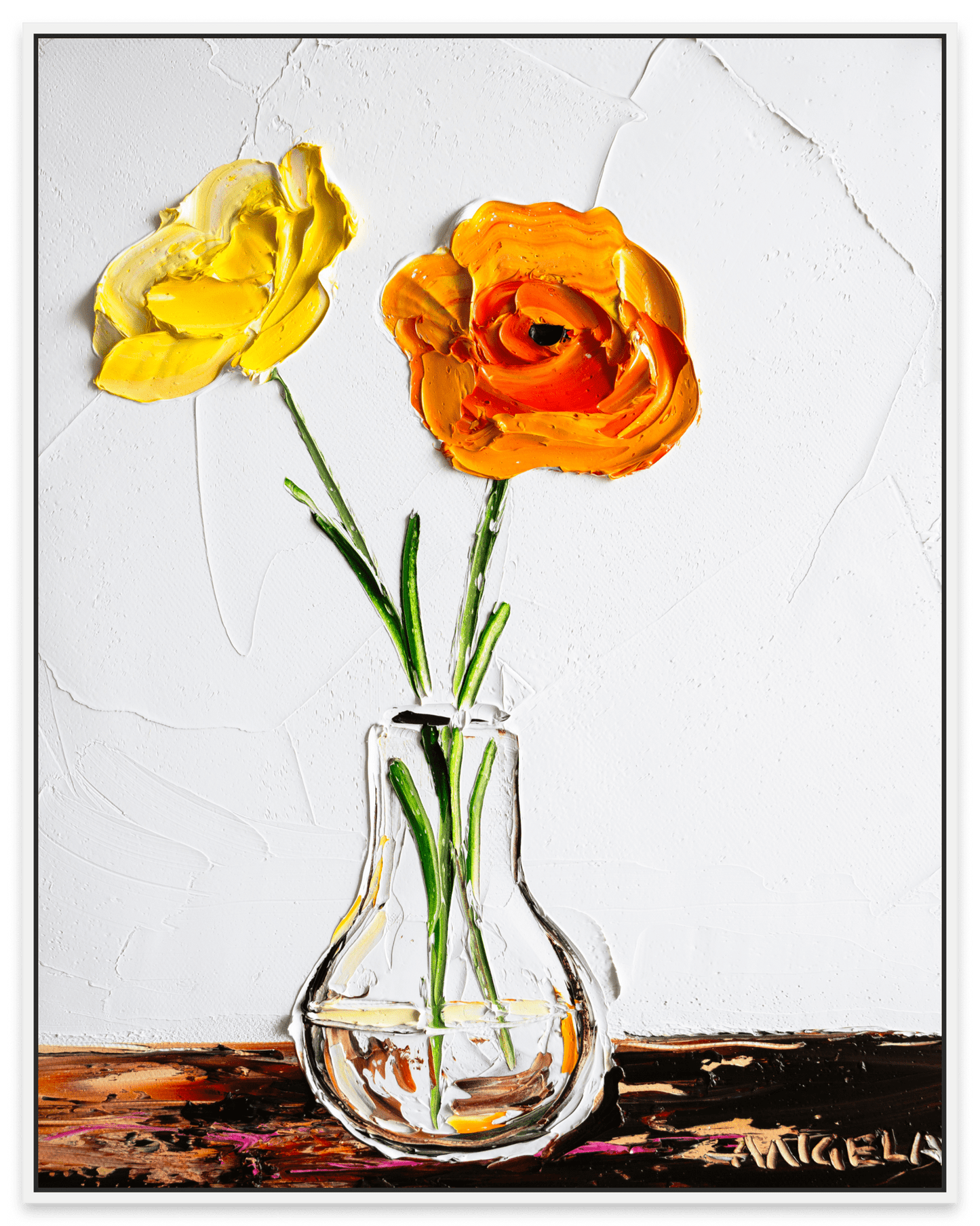 Orange Poppy - Fine Art Print - Gold Coast Gallery Of ArtAngela Hawkey
