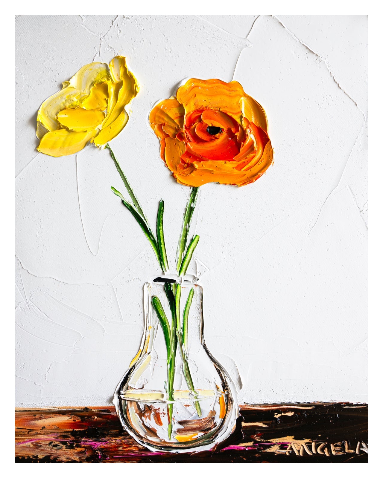 Orange Poppy - Fine Art Print - Gold Coast Gallery Of ArtAngela Hawkey