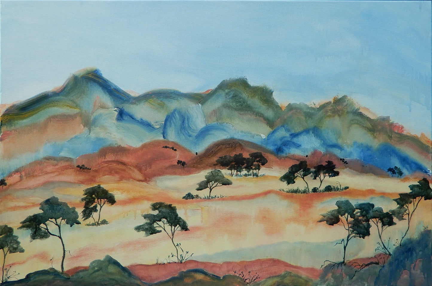 Out Flinders Way - Original Art - Gold Coast Gallery Of ArtDoodie Herman