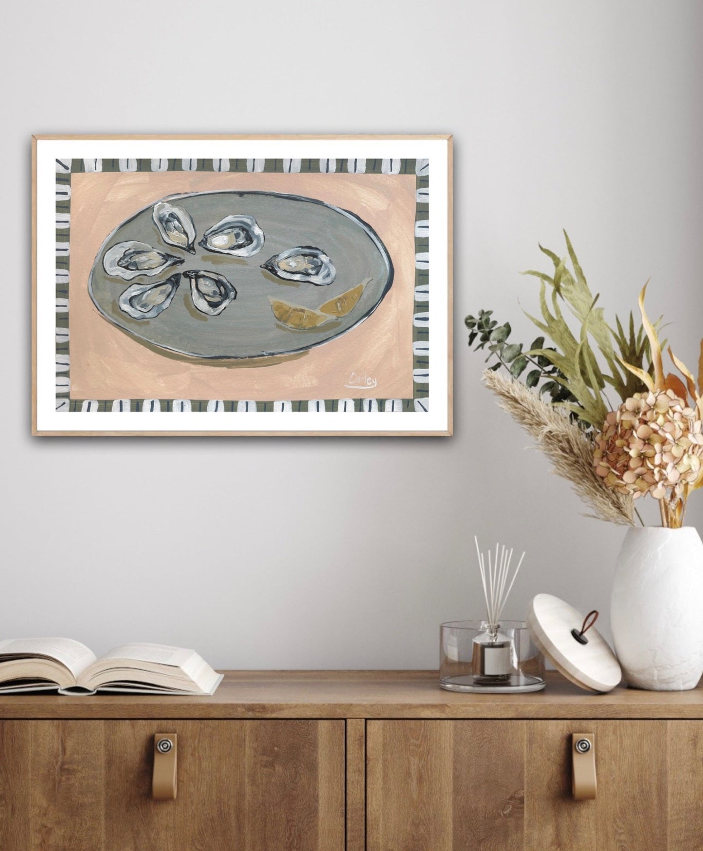 Oysters Natural with a squeeze of Lemon - Gold Coast Gallery Of ArtCarley Bourne
