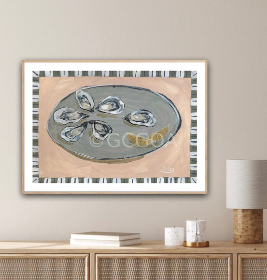 Oysters Natural with a squeeze of Lemon - Gold Coast Gallery Of ArtCarley Bourne