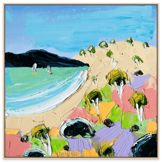 Paddle And A Picnic - Fine Art Print - Gold Coast Gallery Of ArtAngela Hawkey
