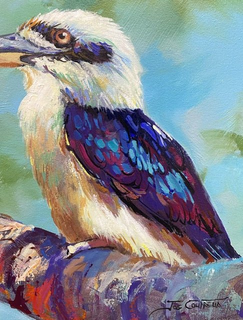 Pair of Kookaburras 3 - Original Art - Gold Coast Gallery Of ArtJos Coufreur