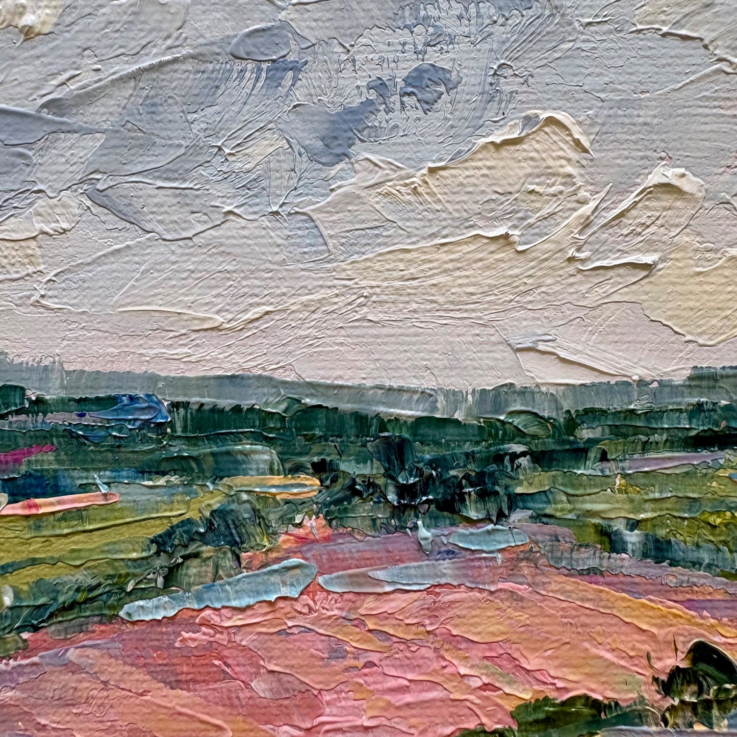 Passing Clouds and Pink Fields - Gold Coast Gallery Of ArtCharlotte Moore