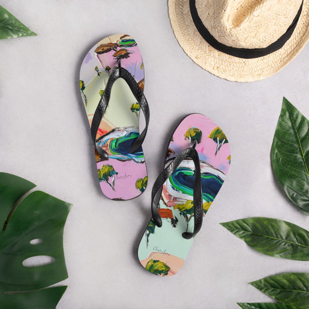 Pastel Summer Flip - Flops - Gold Coast Gallery Of ArtAngela Hawkey