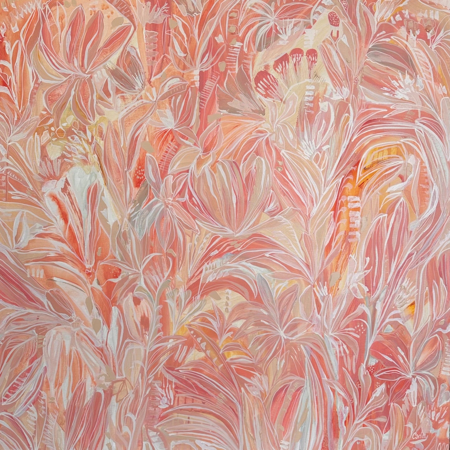 Peach Passion - Original Art - Gold Coast Gallery Of ArtCarley Bourne
