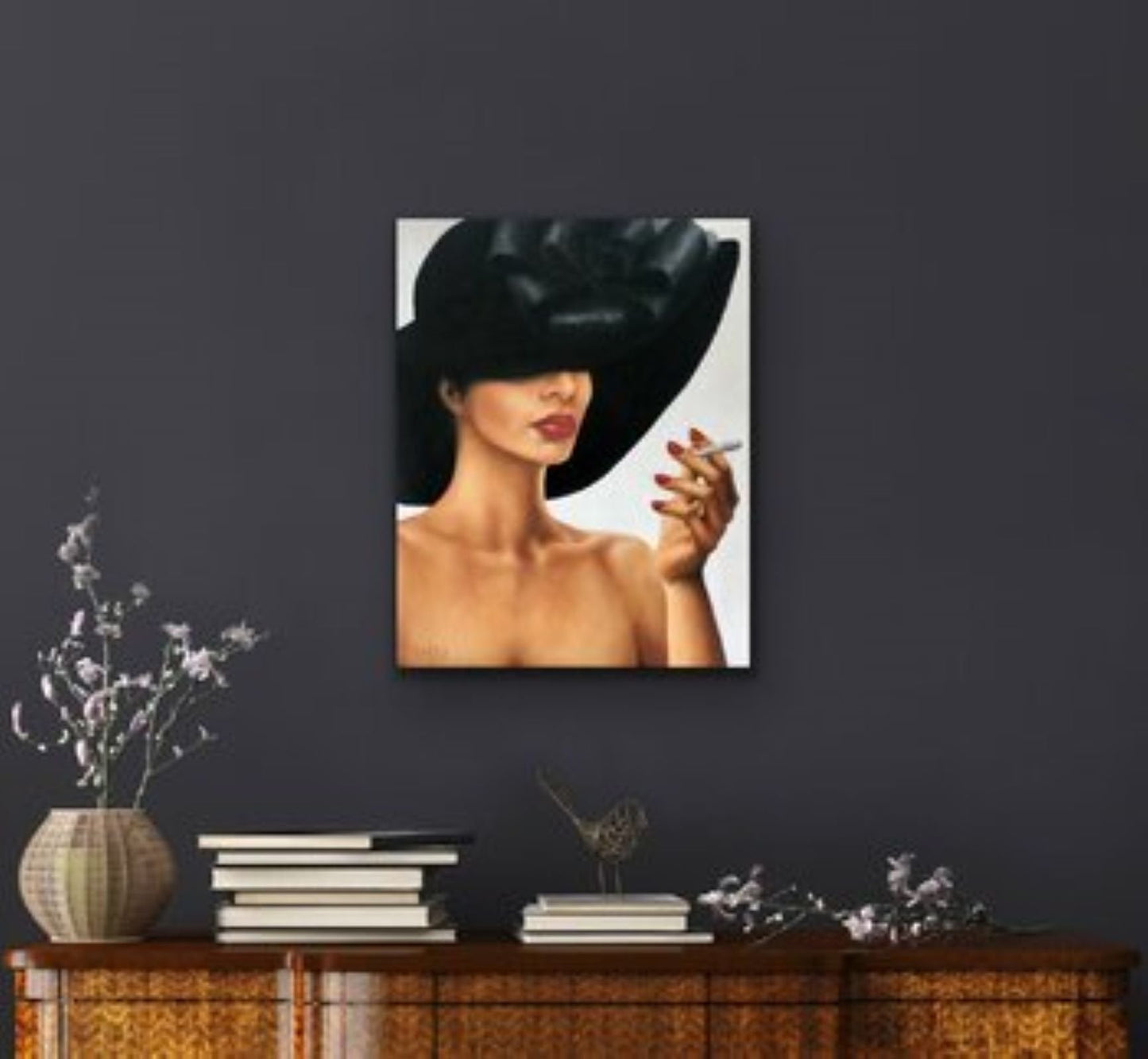 Picked A Bad Year To Give Up Smoking - Original Art - Gold Coast Gallery Of ArtTrisha Lambi