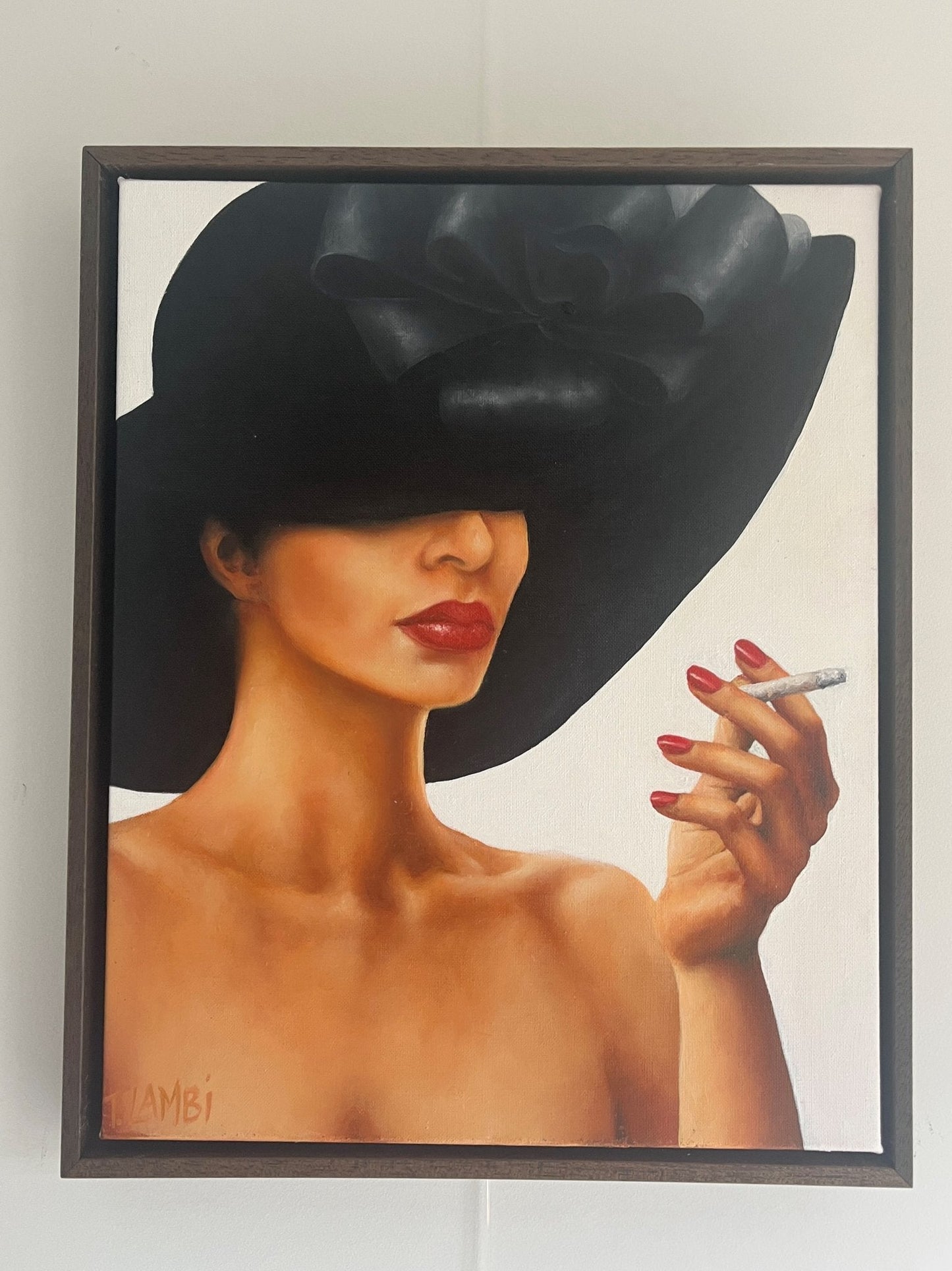 Picked A Bad Year To Give Up Smoking - Original Art - Gold Coast Gallery Of ArtTrisha Lambi