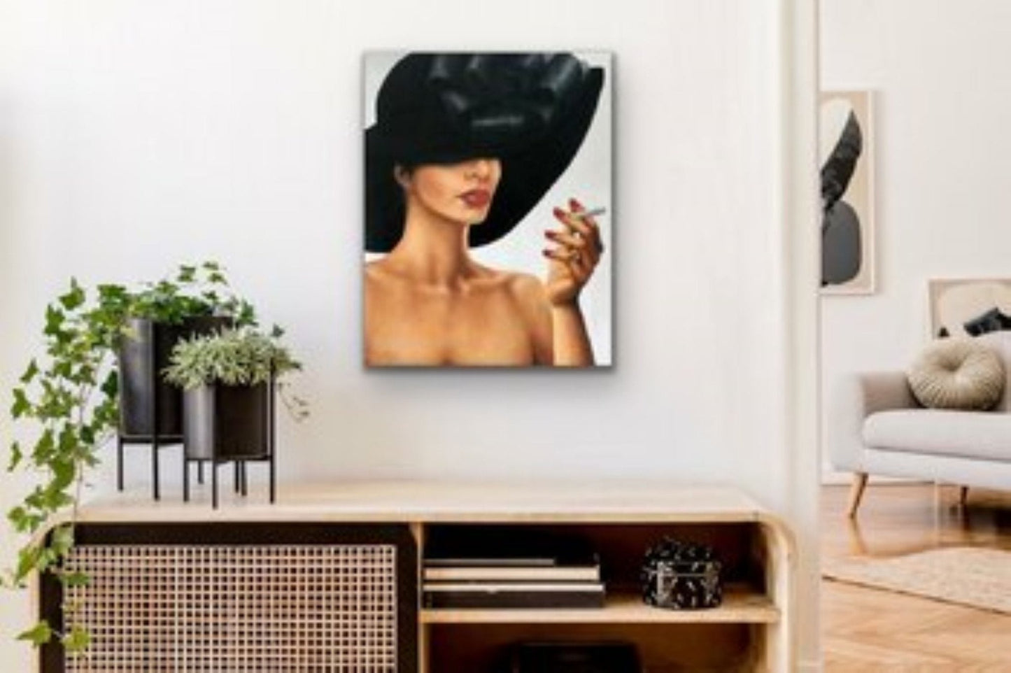 Picked A Bad Year To Give Up Smoking - Original Art - Gold Coast Gallery Of ArtTrisha Lambi