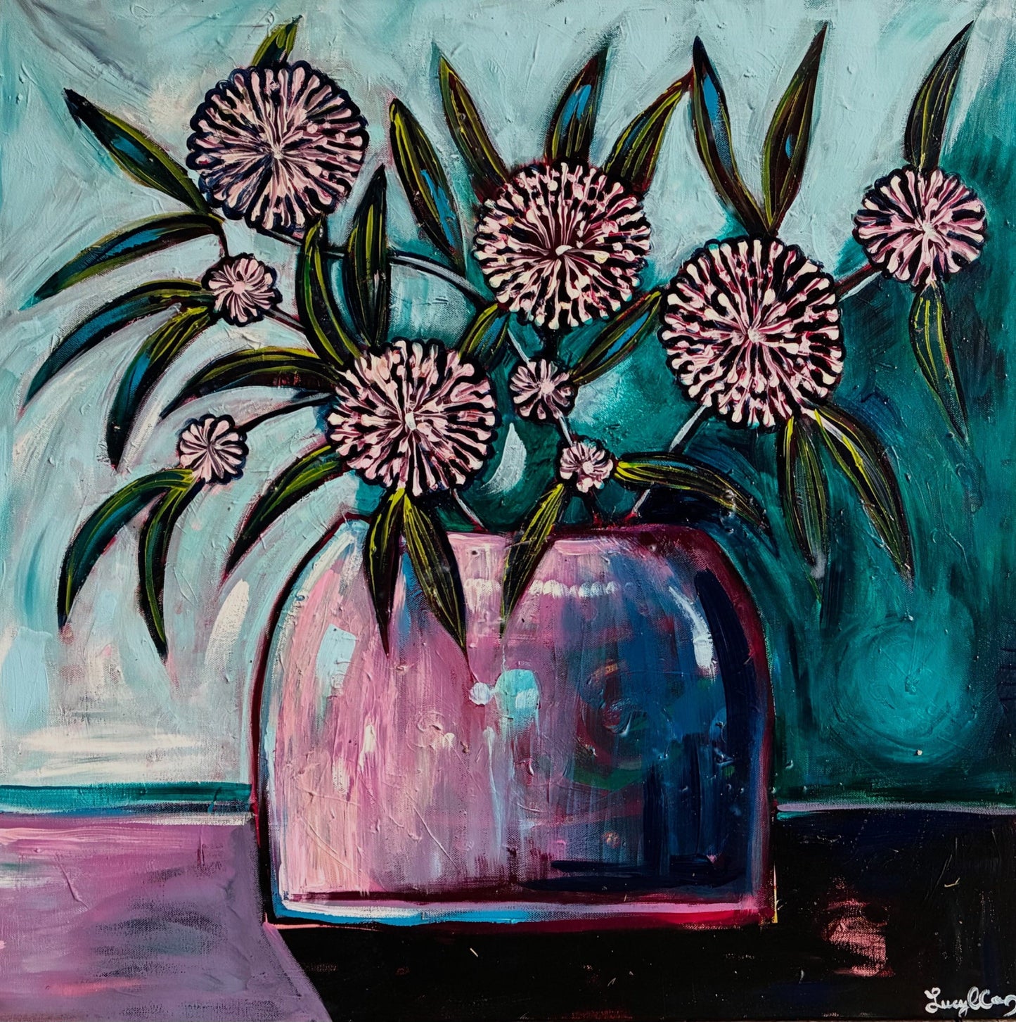 Pincushion Hakeas - Original Art - Gold Coast Gallery Of ArtLucy Car