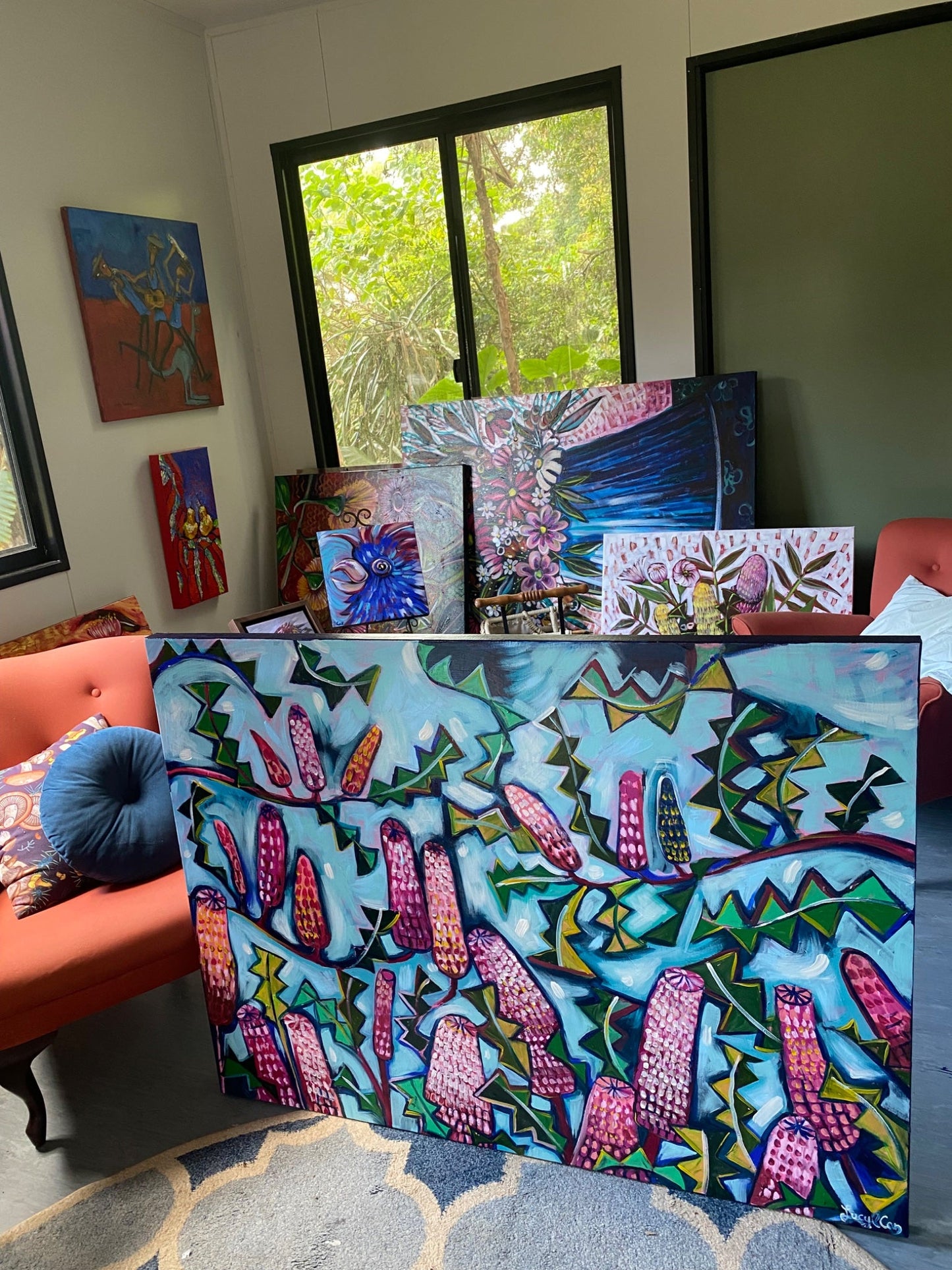 Pink Banksias - Gold Coast Gallery Of ArtLucy Car