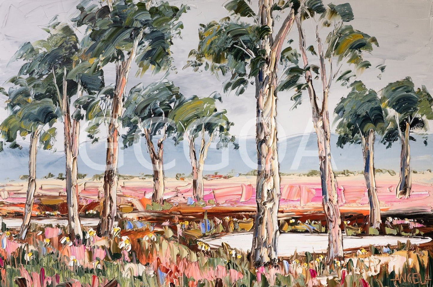 Pink Earth and Blue Silence - Gold Coast Gallery Of ArtAngela Hawkey