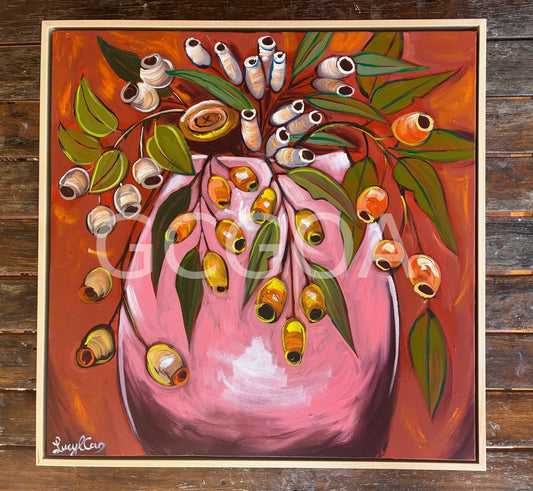 Pink Gumnuts - Gold Coast Gallery Of ArtLucy Car