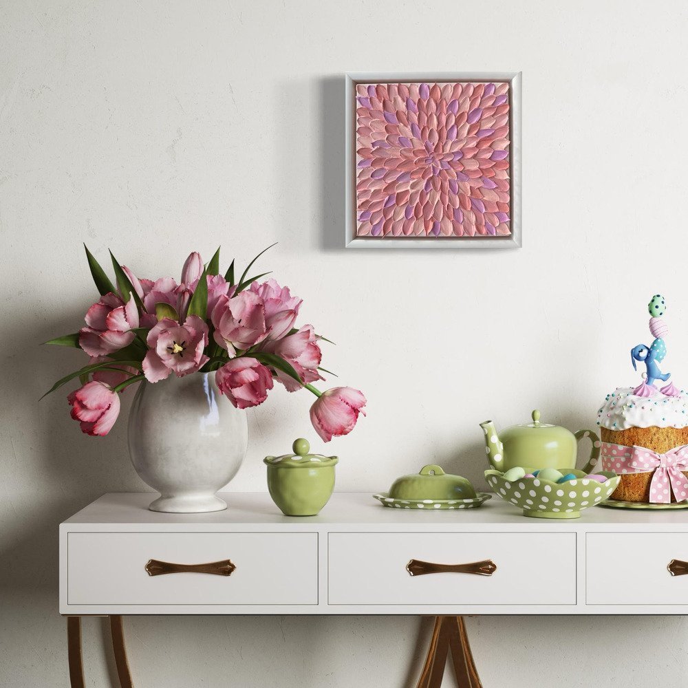 Pink Heartbeat - Original Art - Gold Coast Gallery Of ArtGuzaliya Xavier