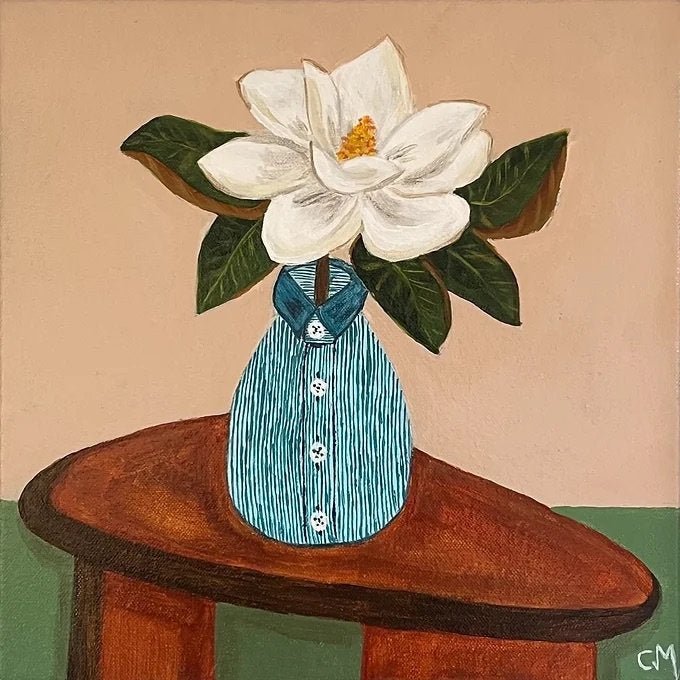 Pinstripe Magnolia - Gold Coast Gallery Of ArtCath Michael