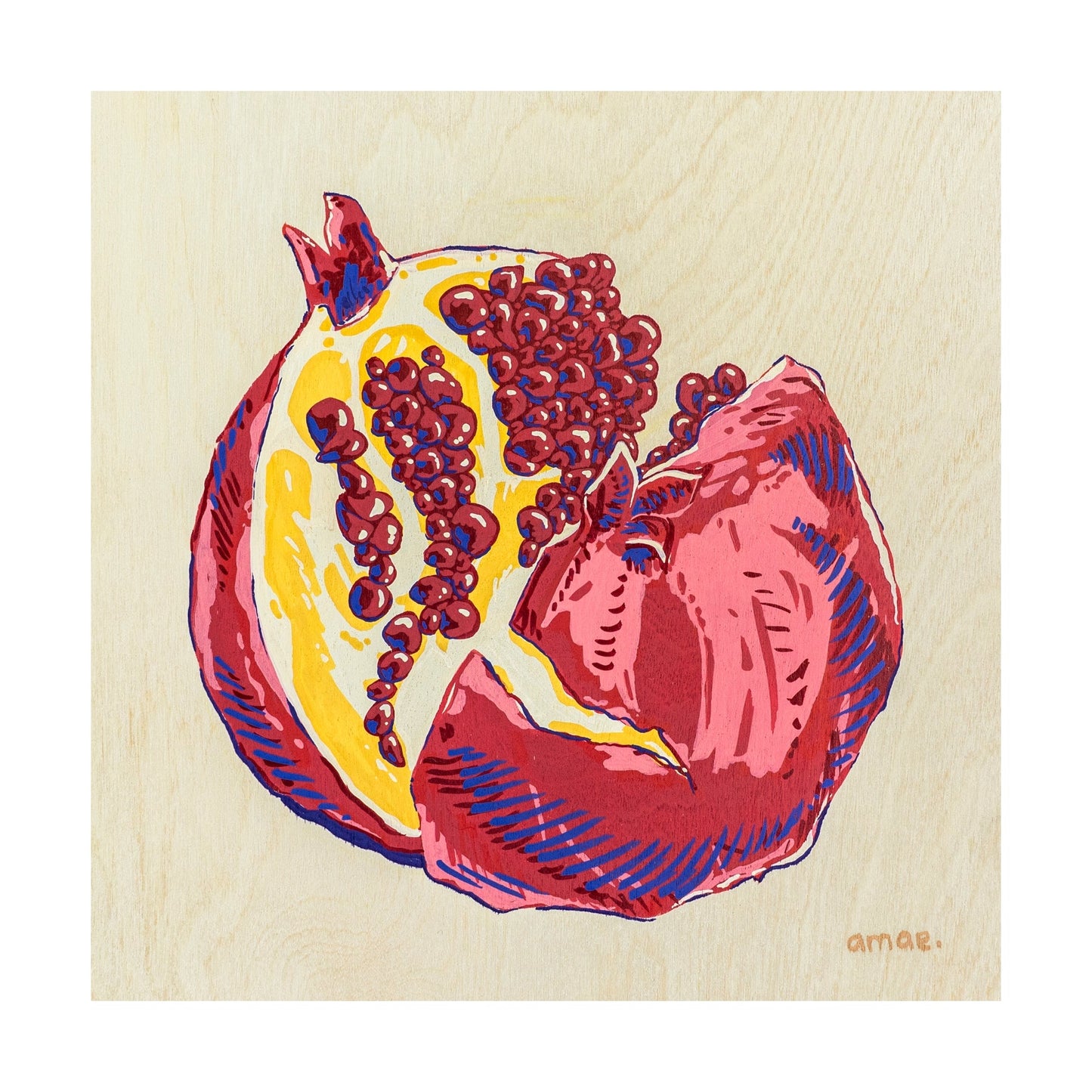 Pomegranate - Fine Art Print - Gold Coast Gallery Of ArtGold Coast Gallery Of Art