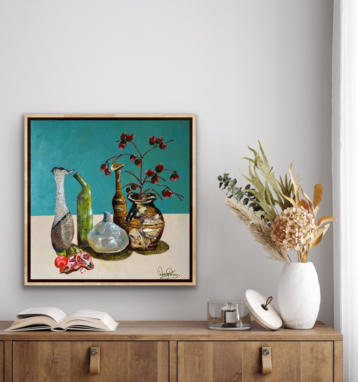 Pomegranates and Gum Nuts - Gold Coast Gallery Of ArtWendy Peters