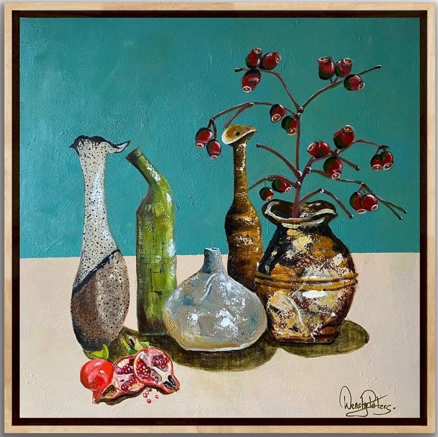 Pomegranates and Gum Nuts - Gold Coast Gallery Of ArtWendy Peters