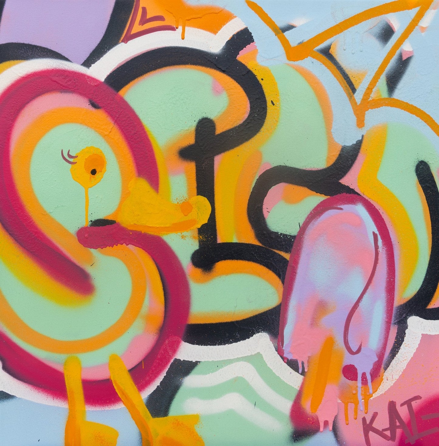Pool Party - Original Art - Gold Coast Gallery Of ArtKai - doe