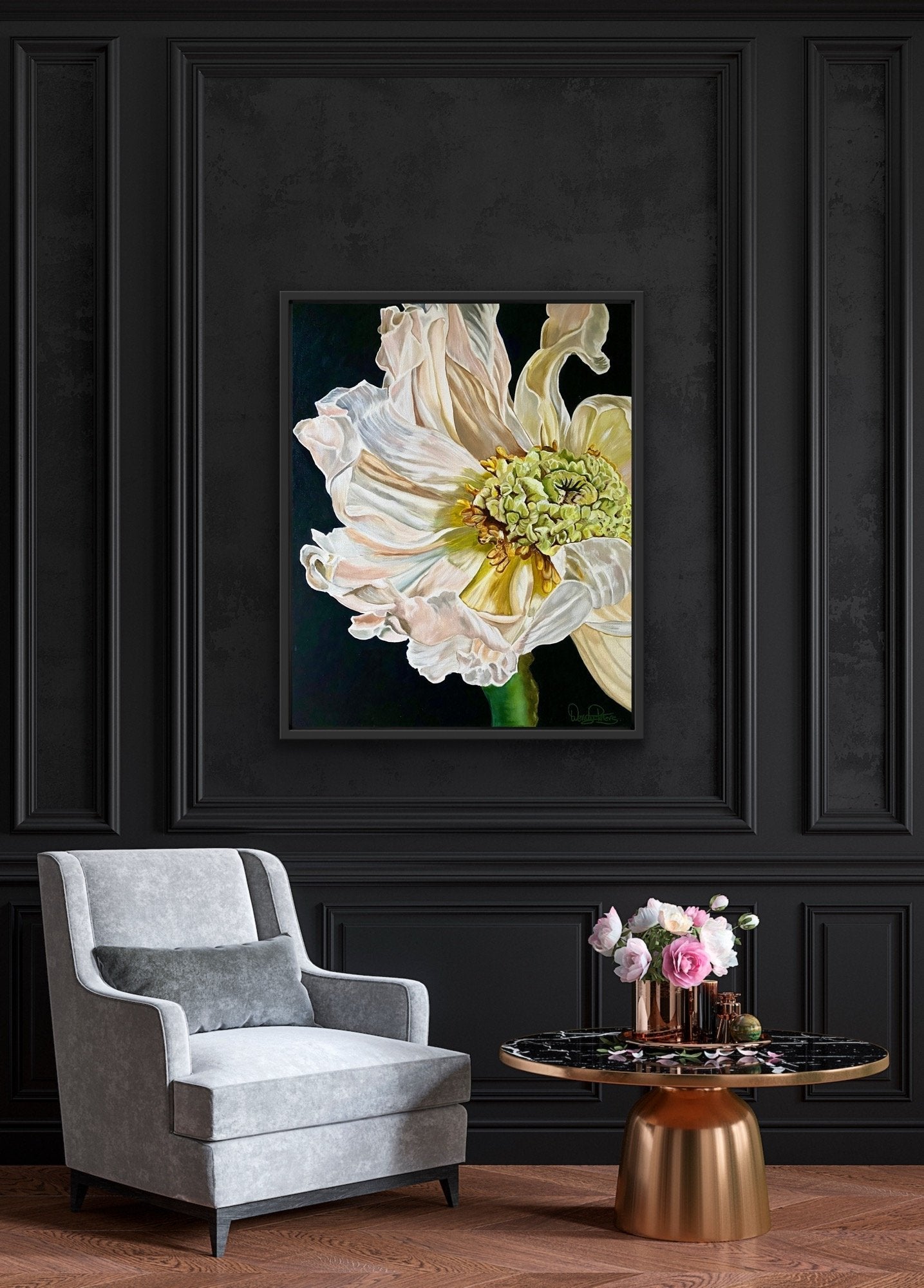 Poppies Heart - Original Art - Gold Coast Gallery Of ArtWendy Peters