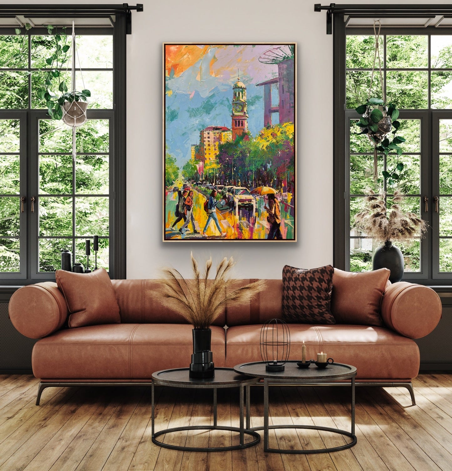 Queen Street Acuckland, New Zealand - Original Art - Gold Coast Gallery Of ArtJos Coufreur