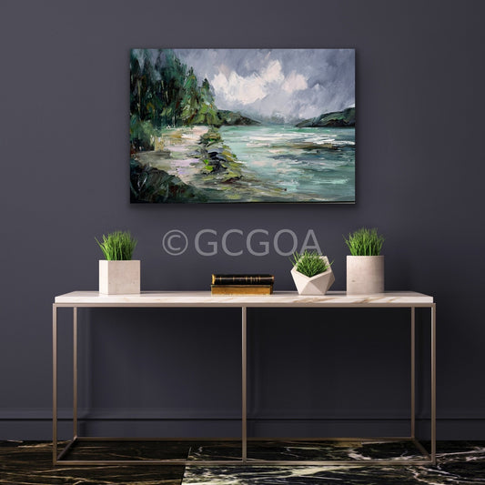 Queenstown Gardens No 6 - Original Art - Gold Coast Gallery Of ArtLiliana Gigovic