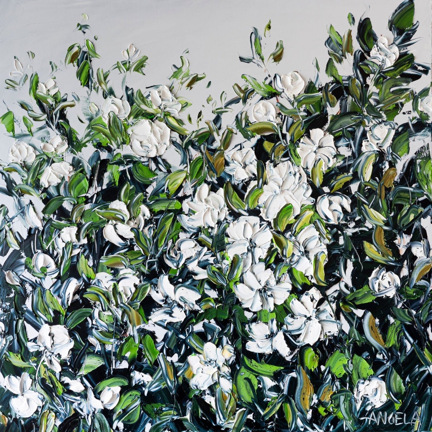 Rain Over The Roses - Fine Art Print - Gold Coast Gallery Of ArtAngela Hawkey