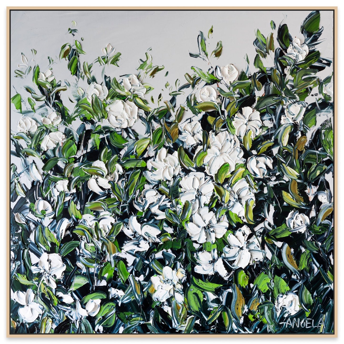 Rain Over The Roses - Original Art - Gold Coast Gallery Of ArtAngela Hawkey