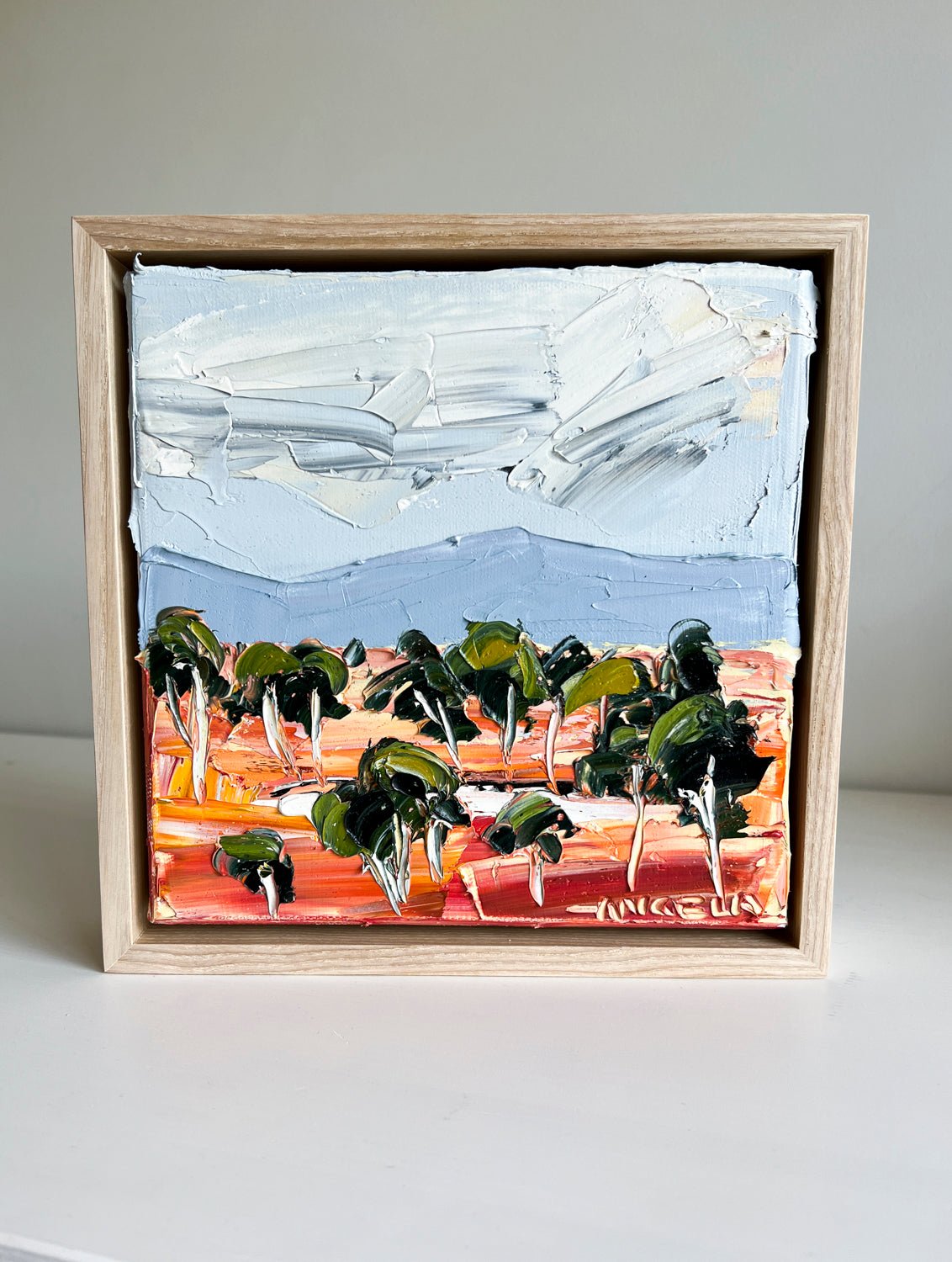 Red Expanse - Original Art - Gold Coast Gallery Of ArtAngela Hawkey