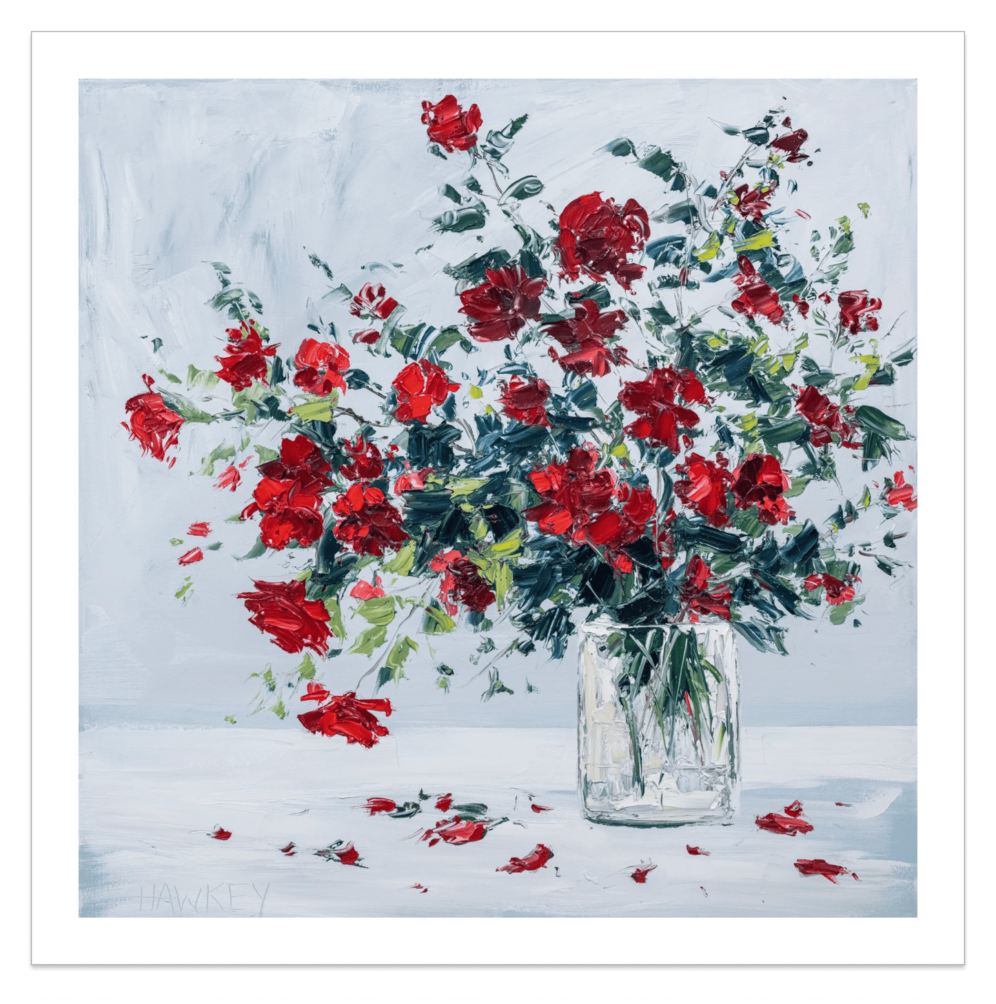 Red Rambling Roses - Fine Art Print - Gold Coast Gallery Of ArtAngela Hawkey