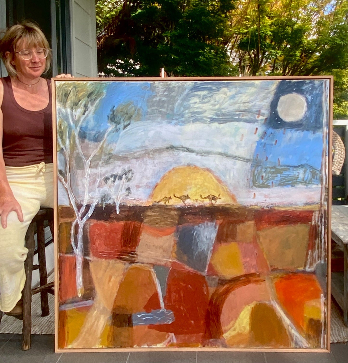 Rhythm Of The Mob - Original Art - Gold Coast Gallery Of ArtGreta Hounslow