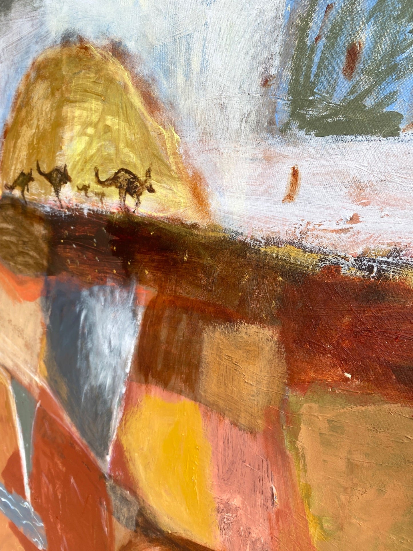 Rhythm Of The Mob - Original Art - Gold Coast Gallery Of ArtGreta Hounslow