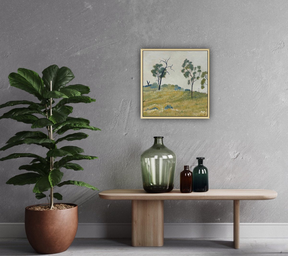 Riverina Hillside - Gold Coast Gallery Of ArtDoodie Herman