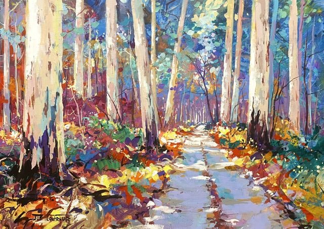 Road through the Forest 10 - Original Art - Gold Coast Gallery Of ArtJos Coufreur