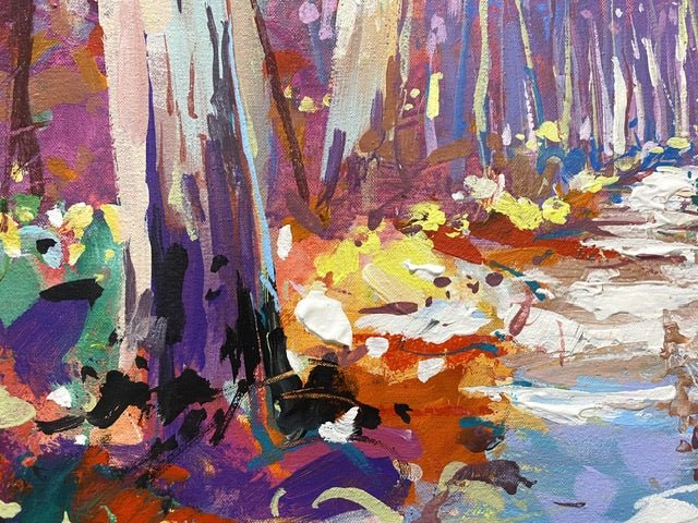 Road through the Forest 10 - Original Art - Gold Coast Gallery Of ArtJos Coufreur