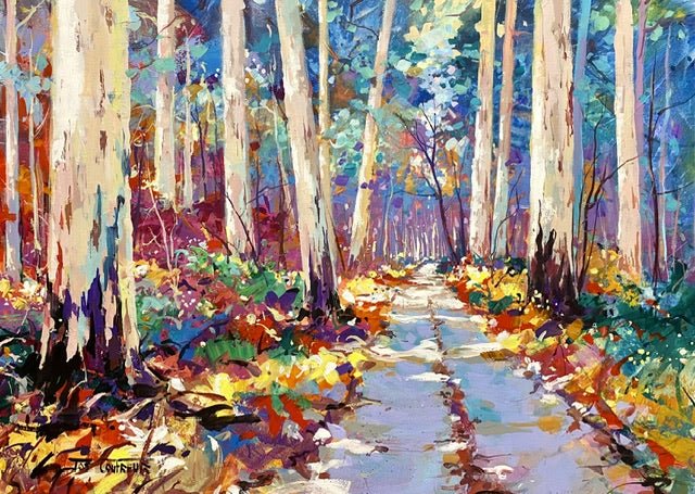 Road through the Forest 10 - Original Art - Gold Coast Gallery Of ArtJos Coufreur